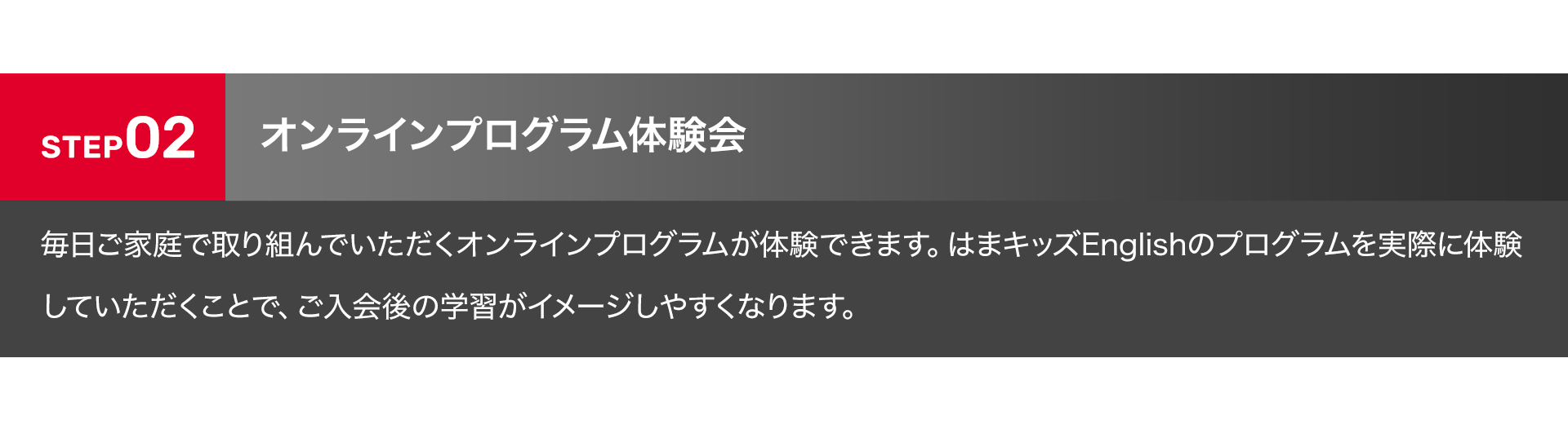 オンラインプログラム体験会